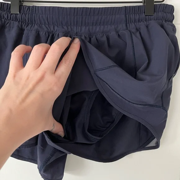 Lululemon Athletica Dark Blue Athletic Shorts - Picture 2 of 6